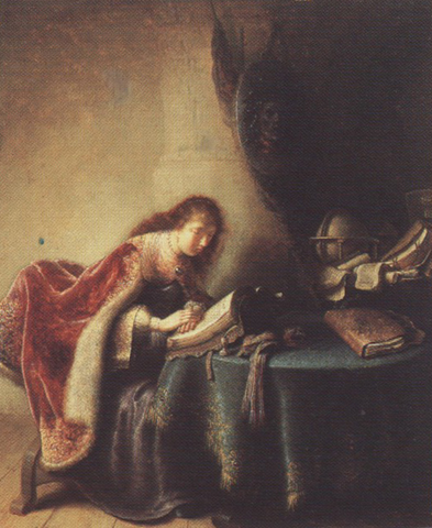 Isack jouderville Minerva in her Study (mk33)